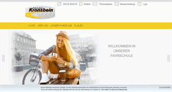 Desktop Screenshot of fahrschulekronsbein.de
